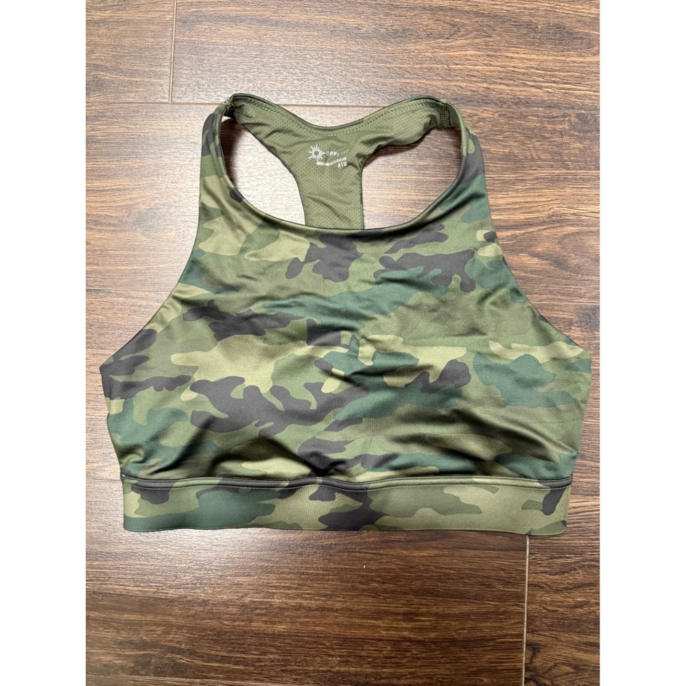 OFFLINE by Aerie Camo Racerback Sports Bra Women's Medium